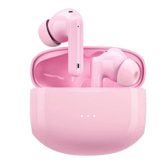 HISOOS Wireless Earbuds Bluetooth A40 Pro Wireless Ear Buds in-Ear Headphones Built in Mic with Charging Case IPX7 Waterproof Earphones for iPhone AndroidChristmas Xmas Birthday Gifts (Pink)